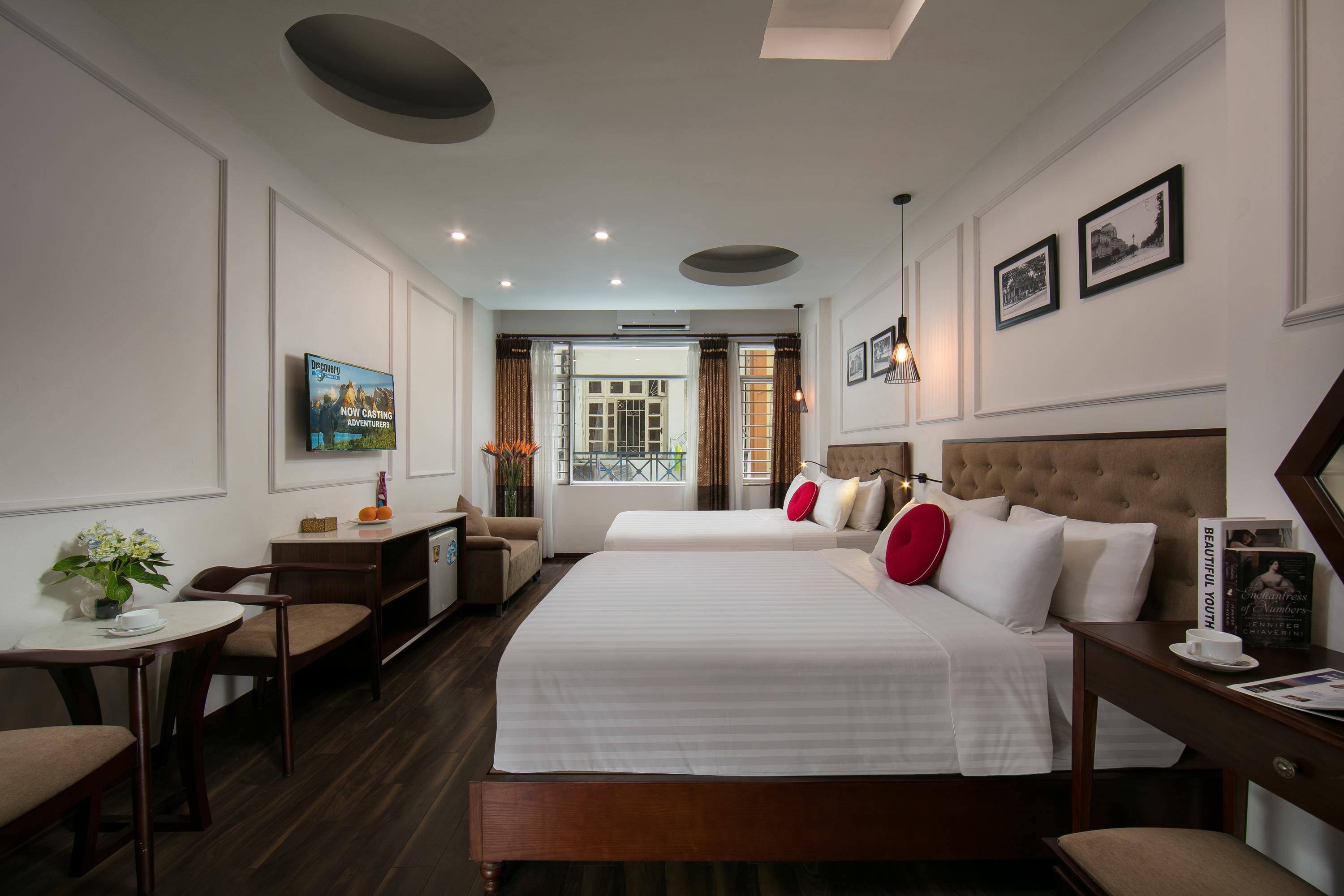 Hanoi Vision Boutique Hotel Bagian luar foto