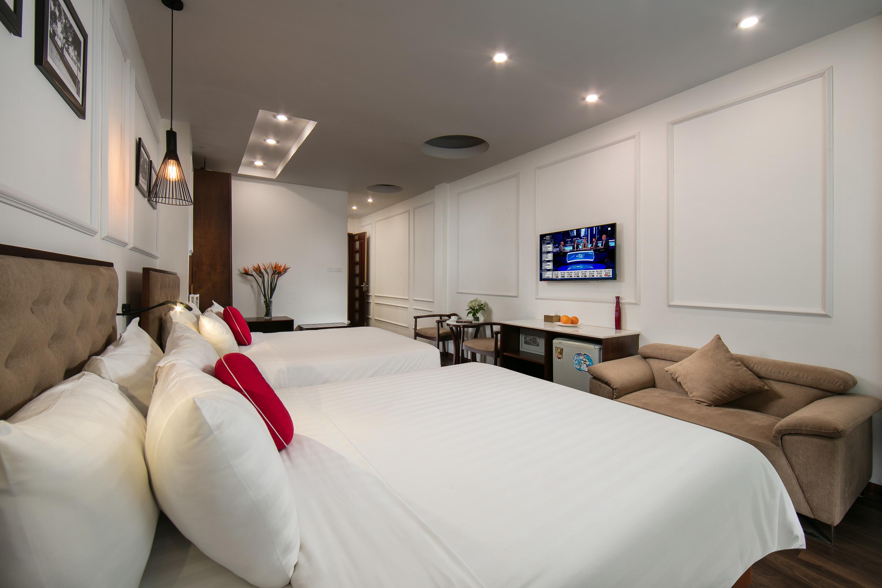 Hanoi Vision Boutique Hotel Bagian luar foto