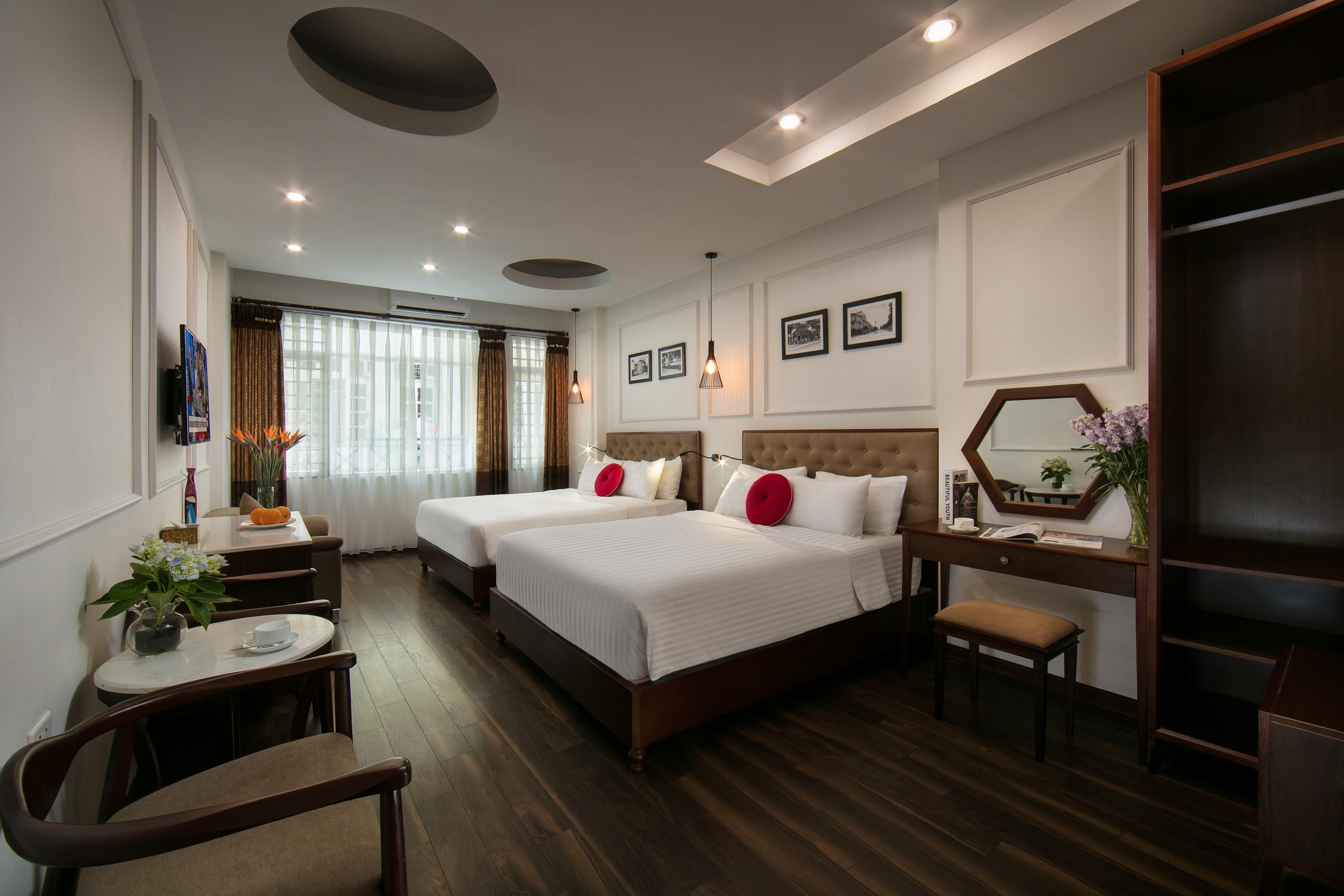 Hanoi Vision Boutique Hotel Bagian luar foto