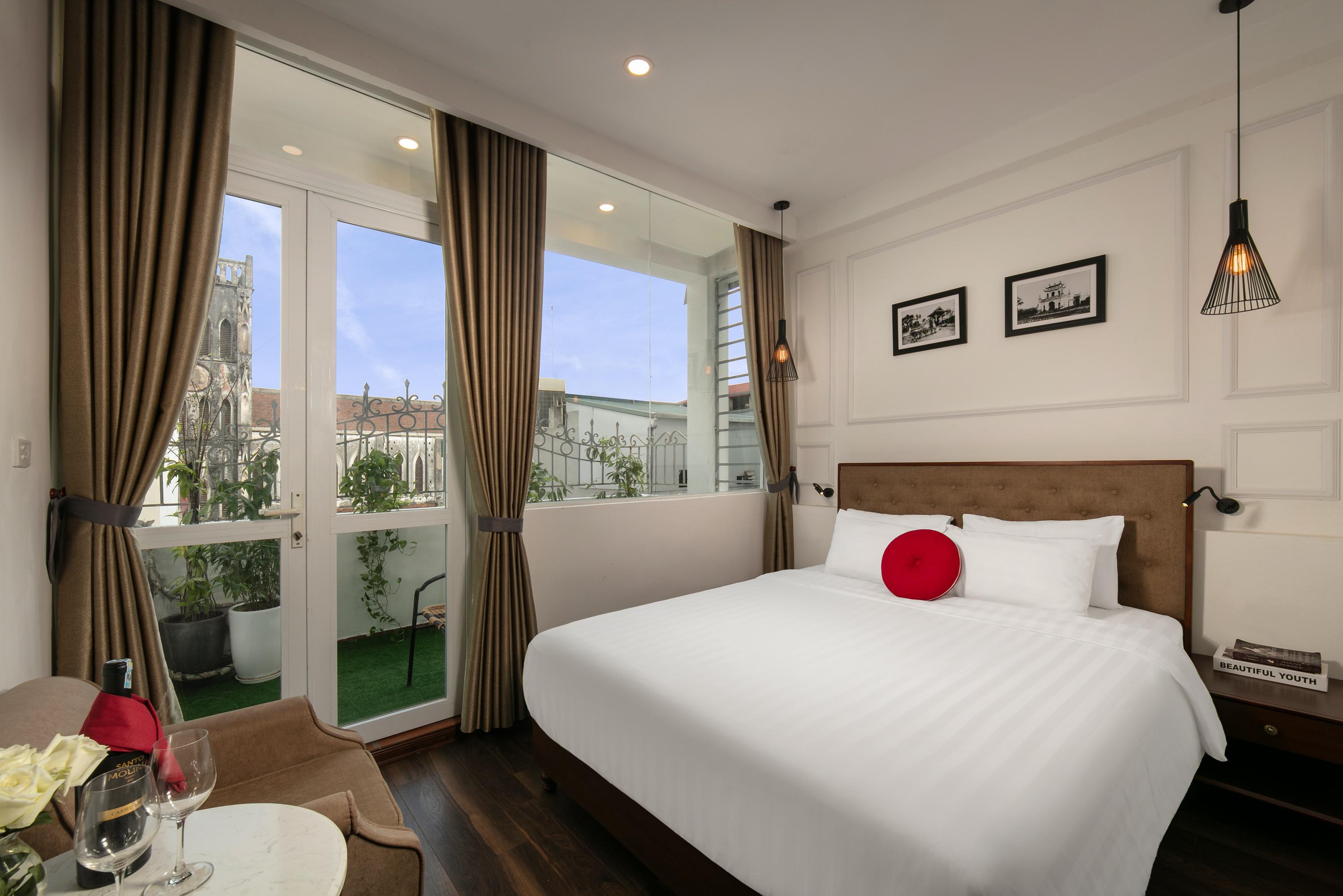 Hanoi Vision Boutique Hotel Bagian luar foto