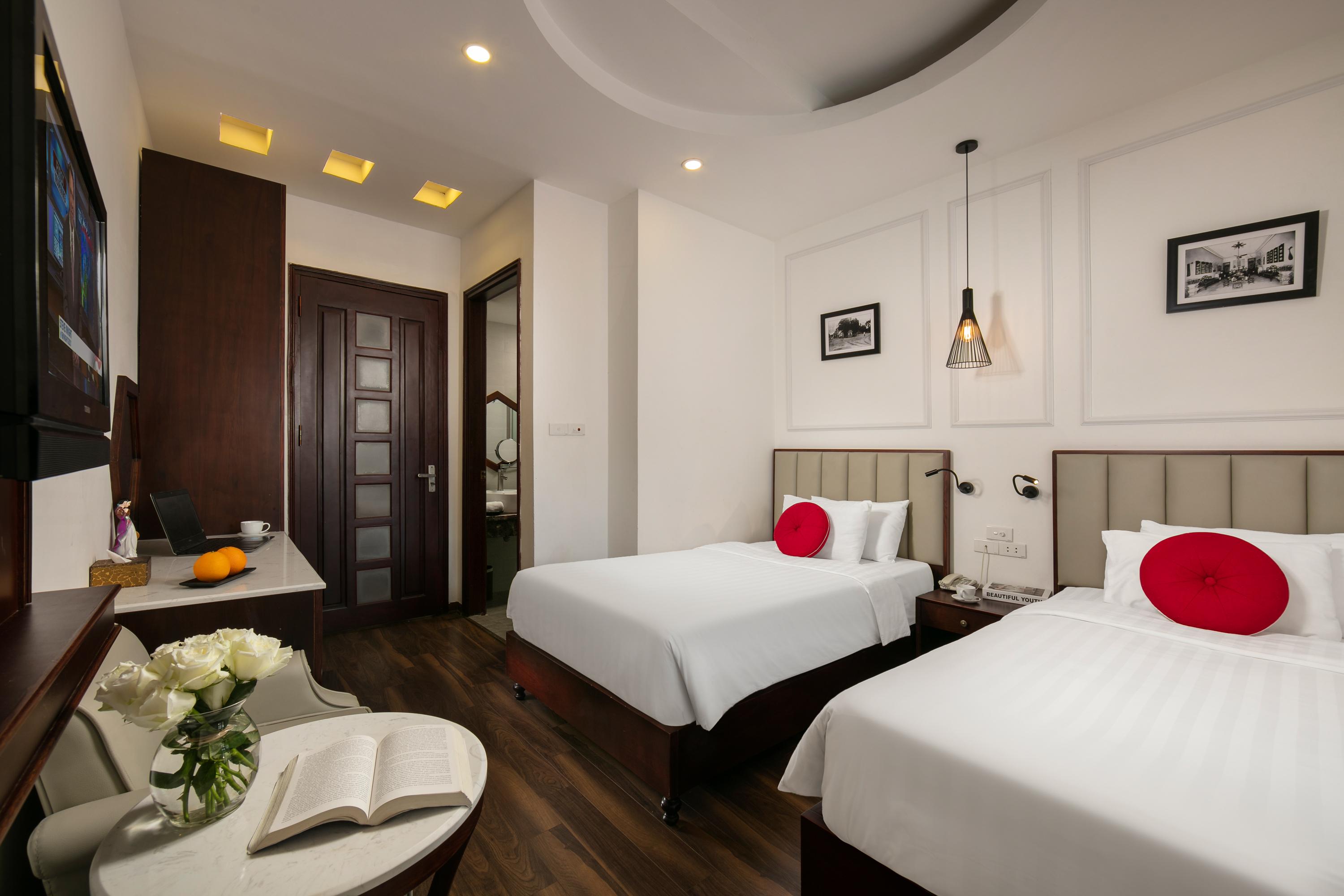 Hanoi Vision Boutique Hotel Bagian luar foto