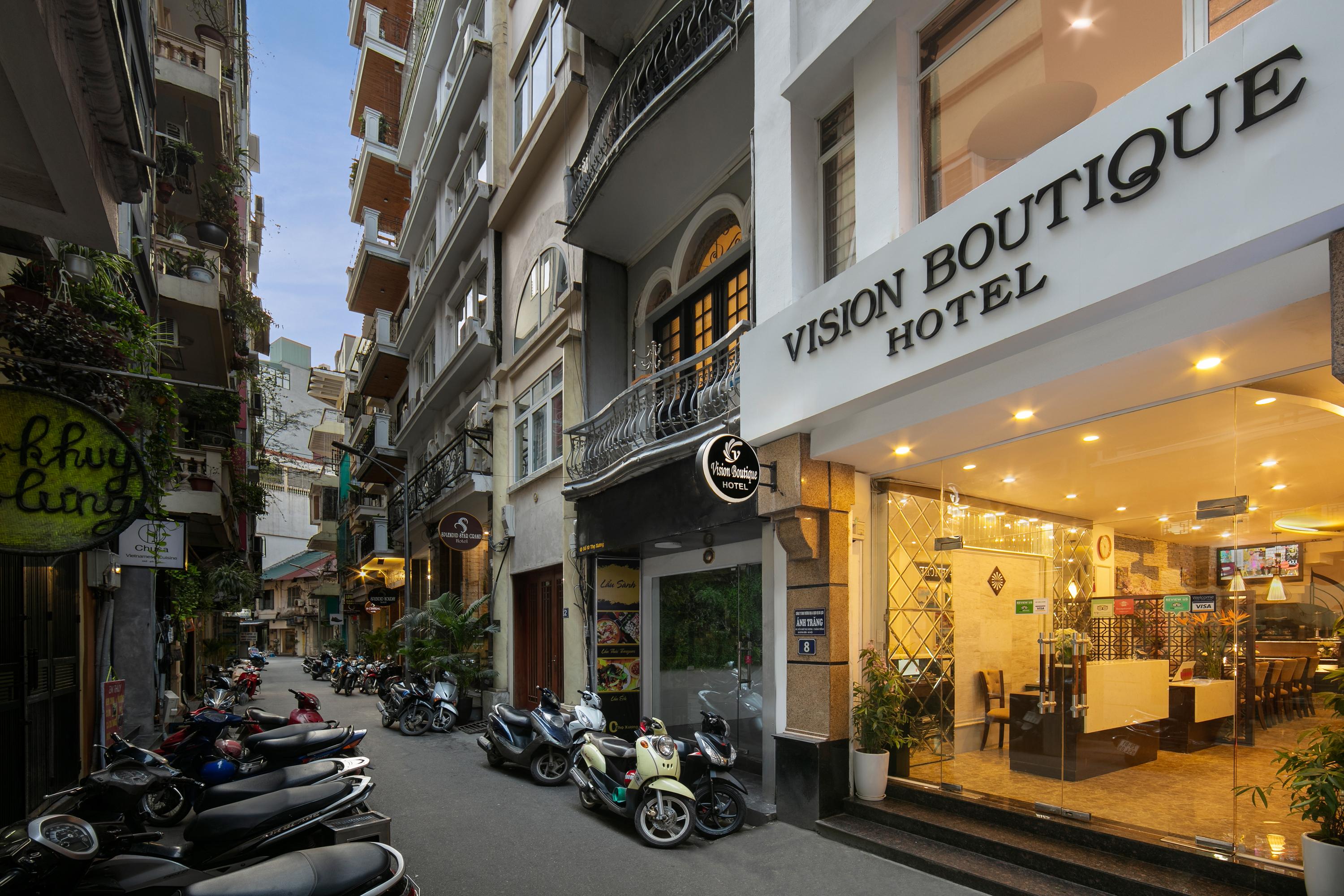 Hanoi Vision Boutique Hotel Bagian luar foto